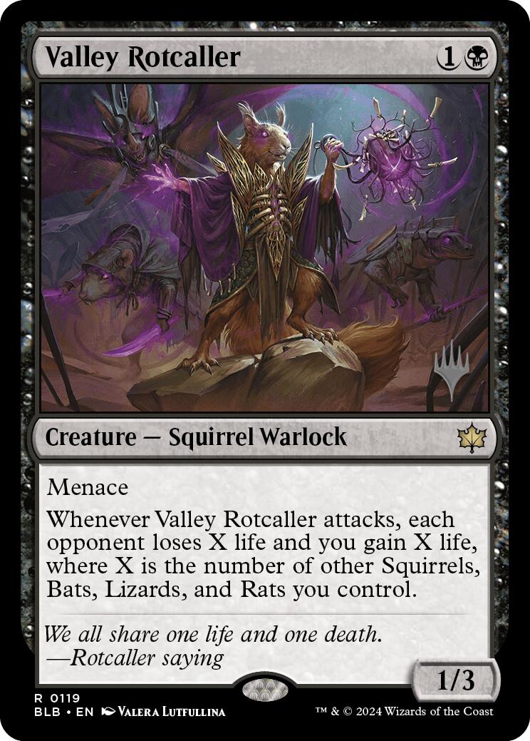 Valley Rotcaller (Promo Pack) [Bloomburrow Promos] | Tables and Towers