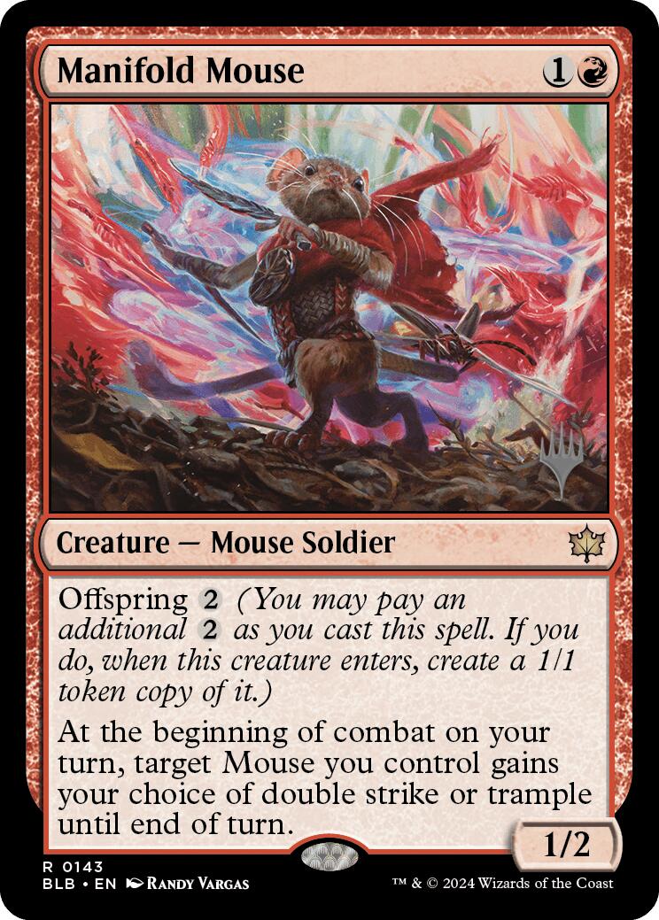 Manifold Mouse (Promo Pack) [Bloomburrow Promos] | Tables and Towers