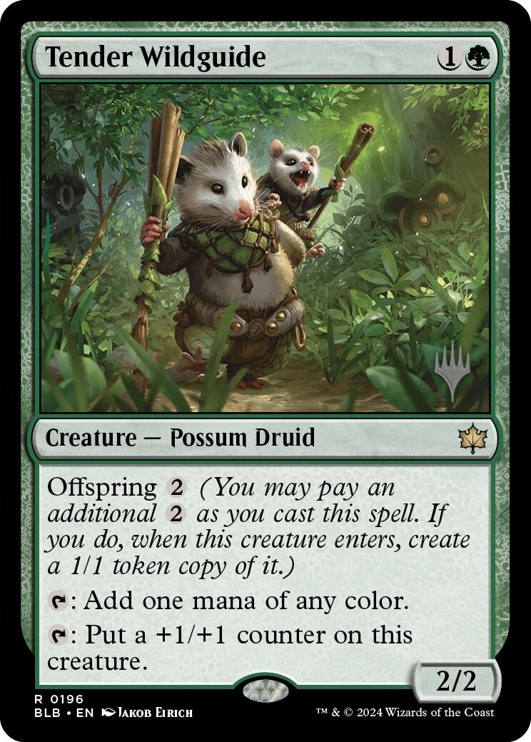 Tender Wildguide (Promo Pack) [Bloomburrow Promos] | Tables and Towers