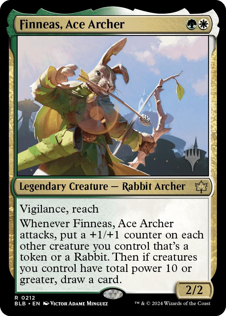 Finneas, Ace Archer (Promo Pack) [Bloomburrow Promos] | Tables and Towers