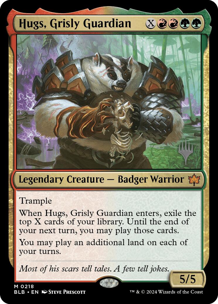 Hugs, Grisly Guardian (Promo Pack) [Bloomburrow Promos] | Tables and Towers