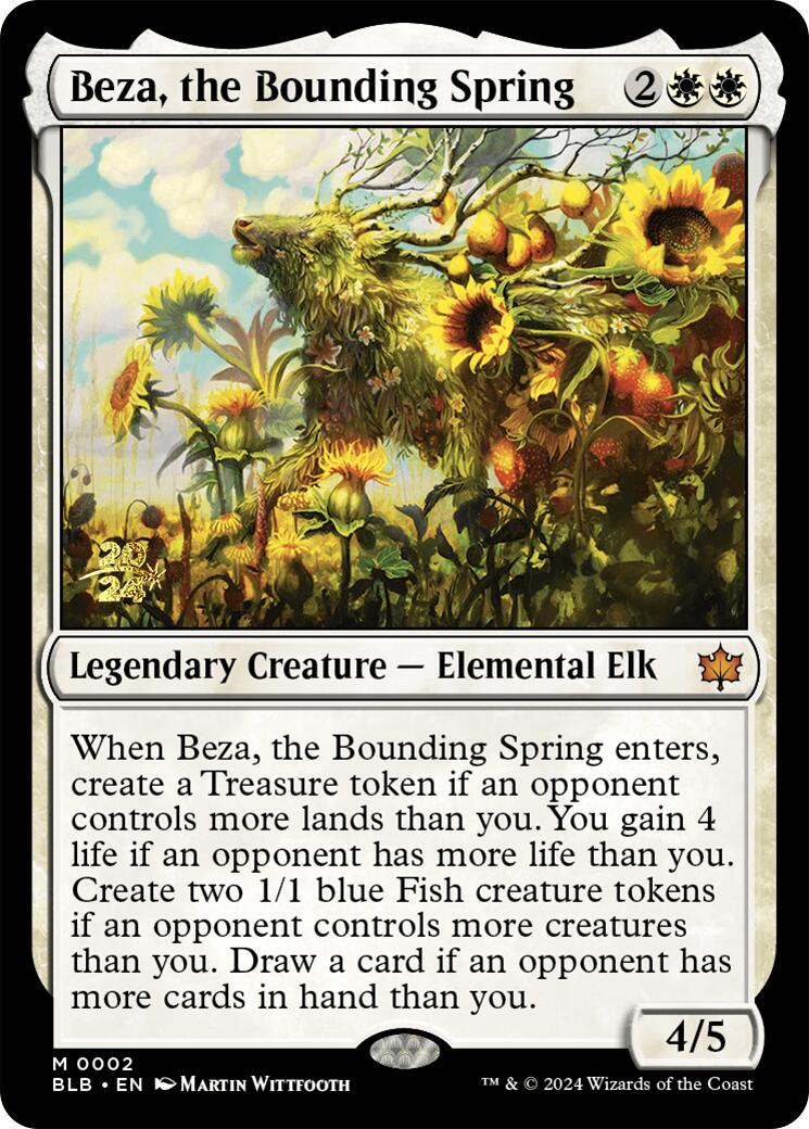 Beza, the Bounding Spring [Bloomburrow Prerelease Promos] | Tables and Towers