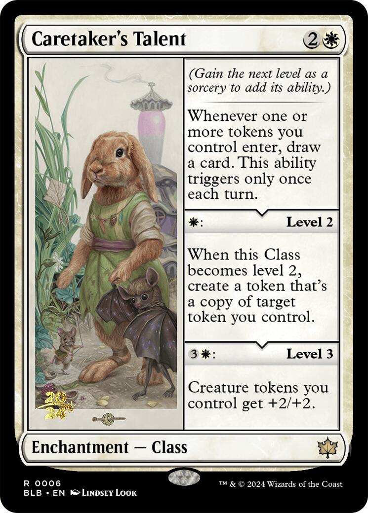 Caretaker's Talent [Bloomburrow Prerelease Promos] | Tables and Towers