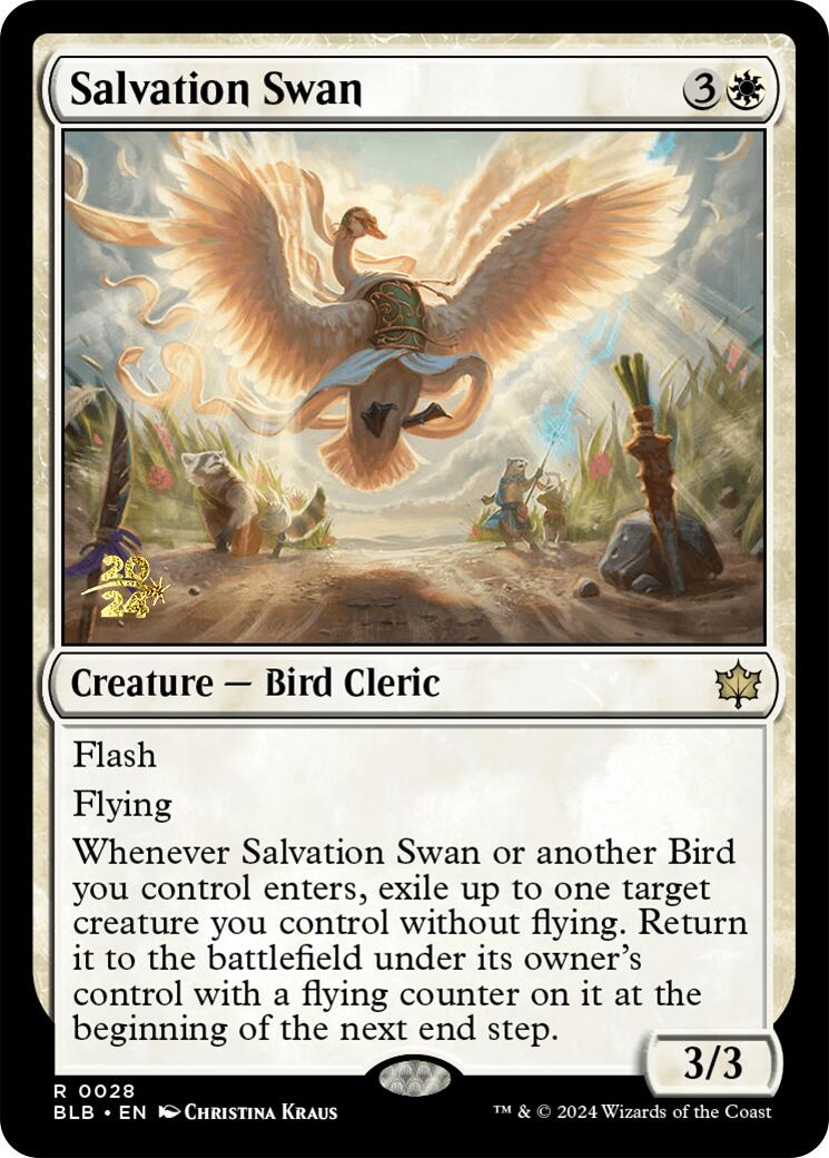 Salvation Swan [Bloomburrow Prerelease Promos] | Tables and Towers