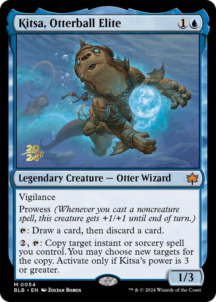 Kitsa, Otterball Elite [Bloomburrow Prerelease Promos] | Tables and Towers