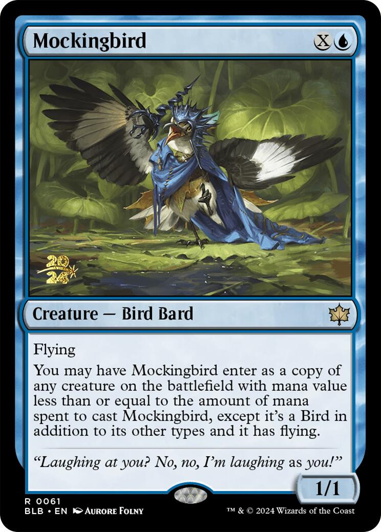 Mockingbird [Bloomburrow Prerelease Promos] | Tables and Towers