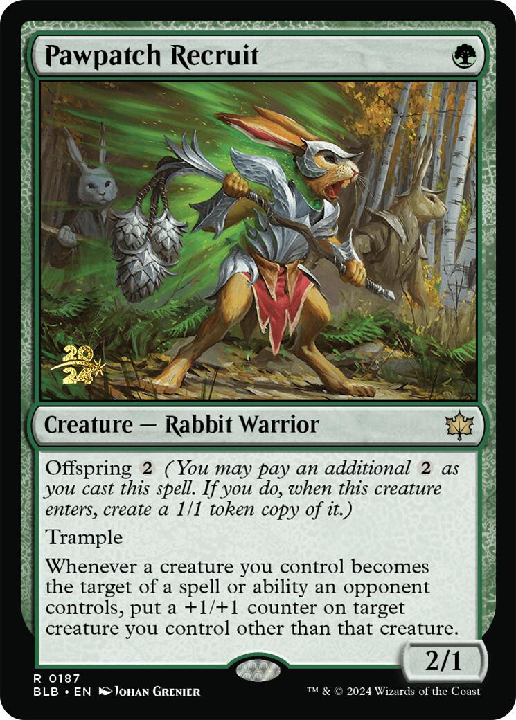 Pawpatch Recruit [Bloomburrow Prerelease Promos] | Tables and Towers