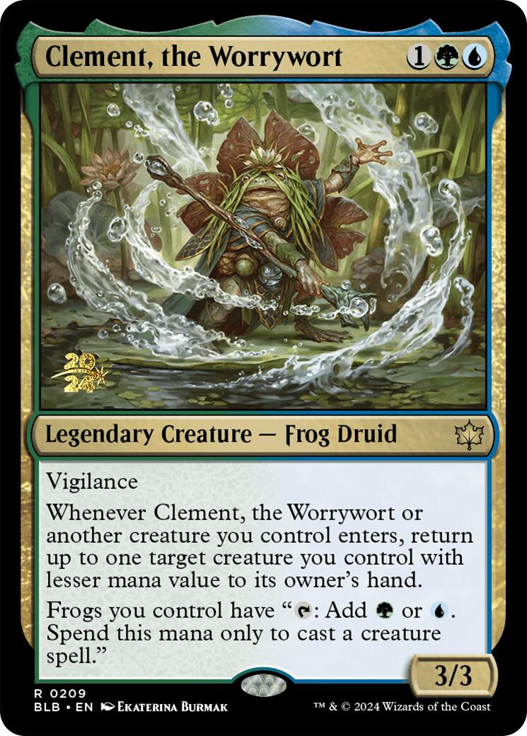 Clement, the Worrywort [Bloomburrow Prerelease Promos] | Tables and Towers