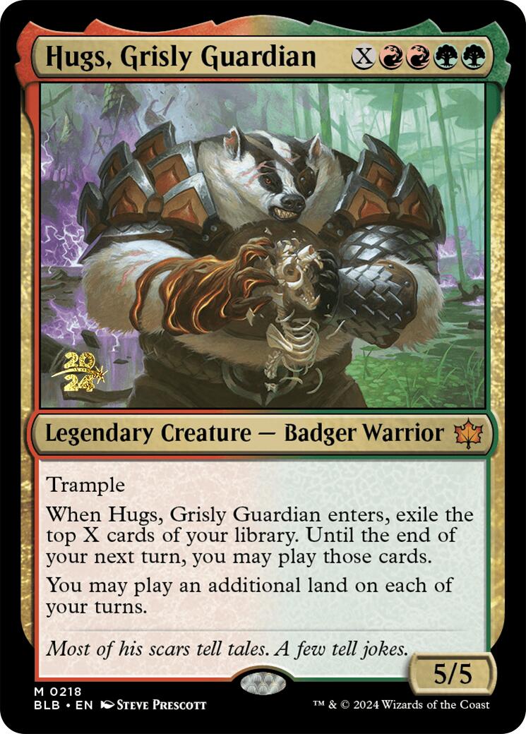 Hugs, Grisly Guardian [Bloomburrow Prerelease Promos] | Tables and Towers