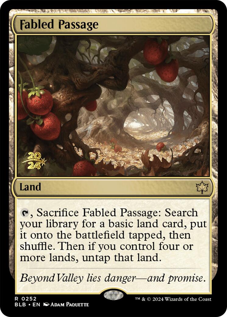 Fabled Passage [Bloomburrow Prerelease Promos] | Tables and Towers