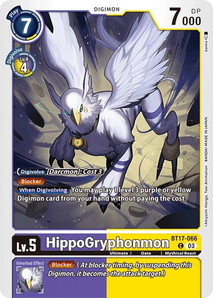 HippoGryphonmon [BT17-066] [Secret Crisis] | Tables and Towers