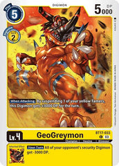 GeoGreymon [BT17-033] [Secret Crisis] | Tables and Towers