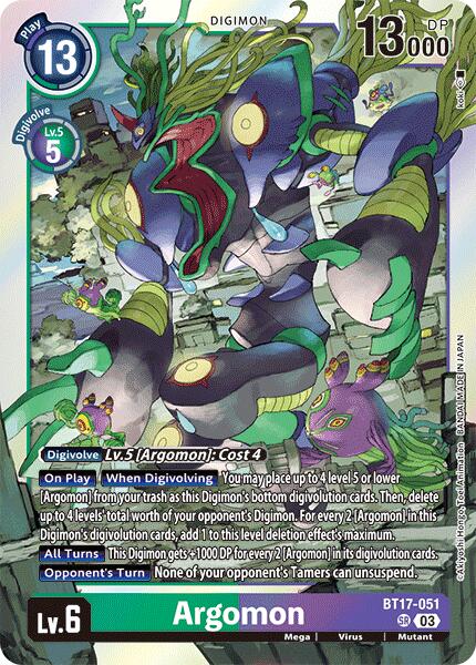 Argomon [BT17-051] - BT17-051 [Secret Crisis] | Tables and Towers