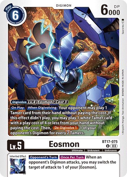 Eosmon [BT17-075] - BT17-075 [Secret Crisis] | Tables and Towers