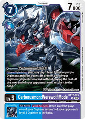 Cerberusmon: Werewolf Mode [BT17-025] [Secret Crisis] | Tables and Towers