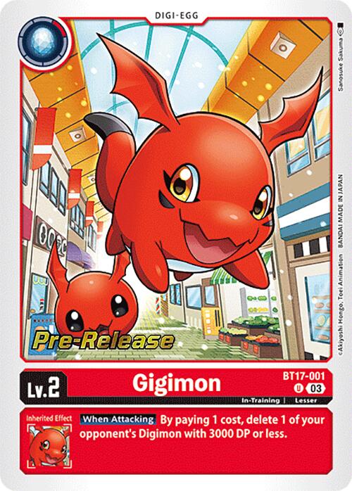 Gigimon [BT17-001] [Secret Crisis Pre-Release Cards] | Tables and Towers