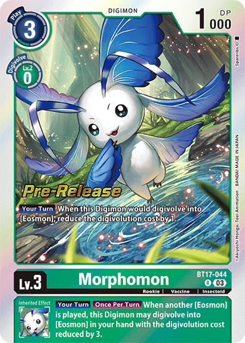 Morphomon [BT17-044] [Secret Crisis Pre-Release Cards] | Tables and Towers