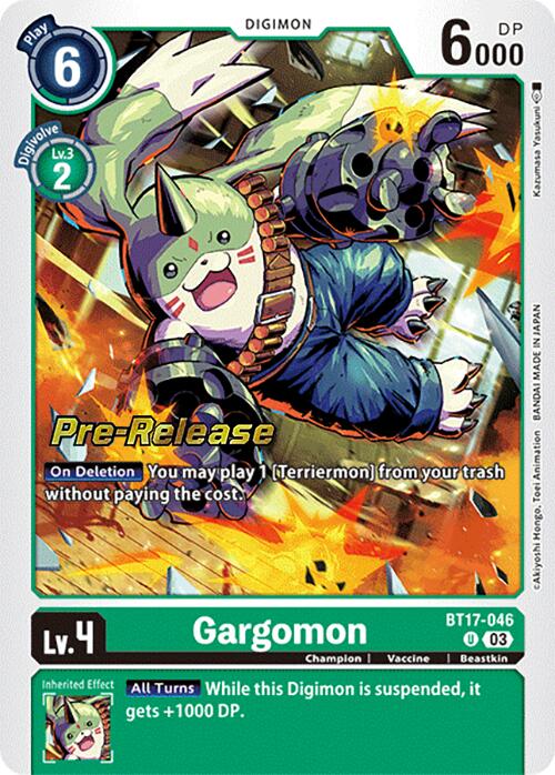 Gargomon [BT17-046] [Secret Crisis Pre-Release Cards] | Tables and Towers