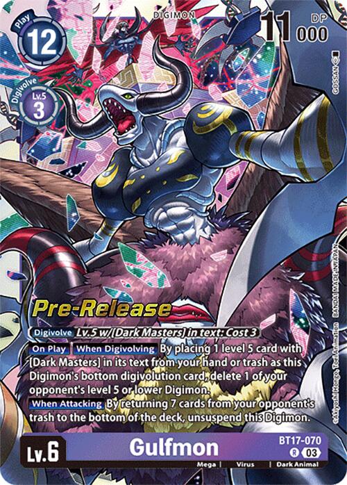 Gulfmon [BT17-070] [Secret Crisis Pre-Release Cards] | Tables and Towers