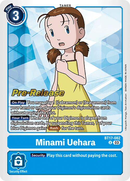 Minami Uehara [BT17-082] [Secret Crisis Pre-Release Cards] | Tables and Towers