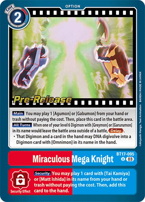 Miraculous Mega Knight [BT17-095] [Secret Crisis Pre-Release Cards] | Tables and Towers