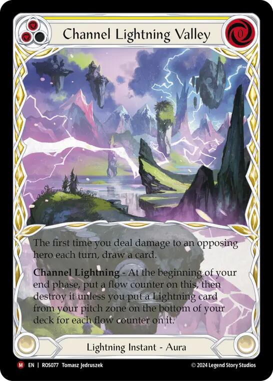 Channel Lightning Valley [ROS077] (Rosetta)  Rainbow Foil | Tables and Towers