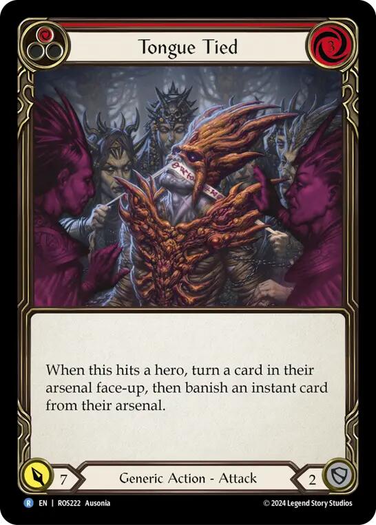 Tongue Tied [ROS222] (Rosetta)  Rainbow Foil | Tables and Towers