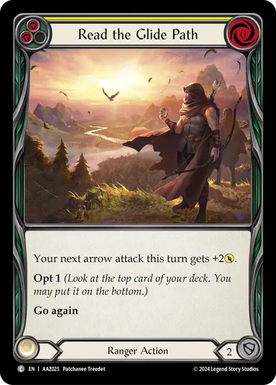 Read the Glide Path (Yellow) [AAZ025] (Armory Deck: Azalea) | Tables and Towers