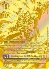 ShineGreymon: Burst Mode ACE [BT17-041] (Textured) [Secret Crisis] | Tables and Towers