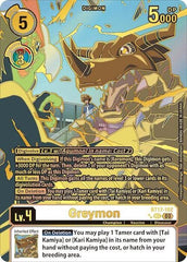 Greymon [BT17-102] (Right) (Textured) [Secret Crisis] | Tables and Towers