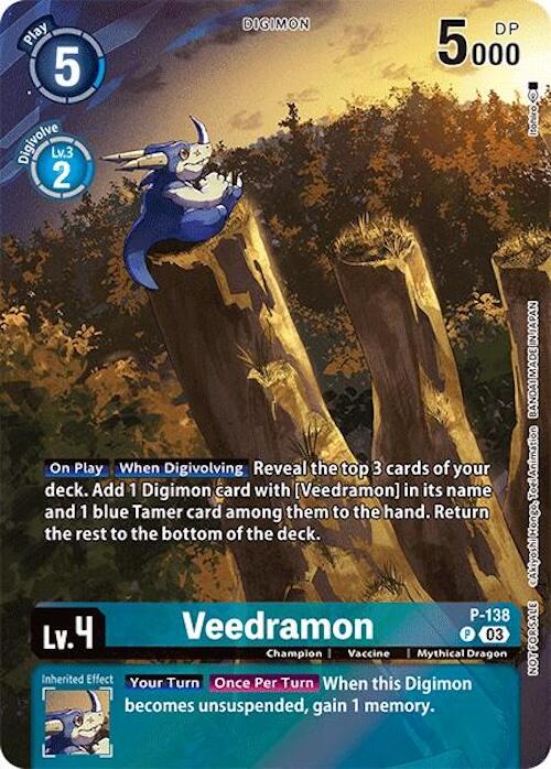 Veedramon [P-138] (Update Pack 2024) [Secret Crisis] | Tables and Towers