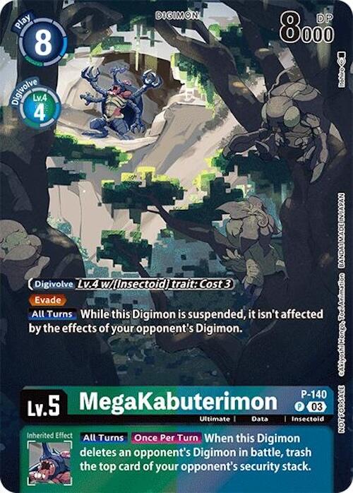 MegaKabuterimon [P-140] (Update Pack 2024) [Secret Crisis] | Tables and Towers