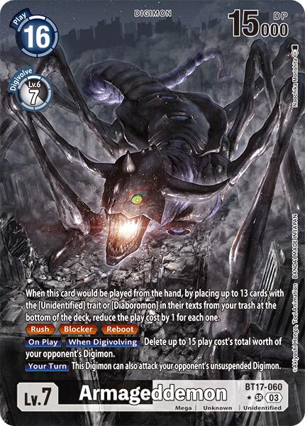 Armageddemon [BT17-060] (Alternate Art) [Secret Crisis] | Tables and Towers