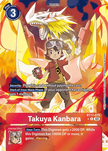 Takuya Kanbara [BT17-079] (Alternate Art) [Secret Crisis] | Tables and Towers