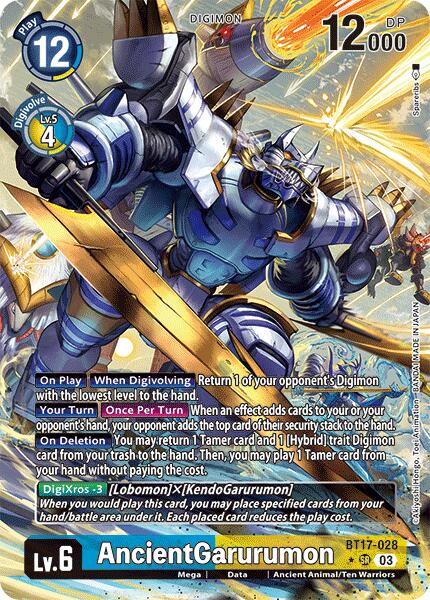 AncientGarurumon [BT17-028] (Alternate Art) [Secret Crisis] | Tables and Towers