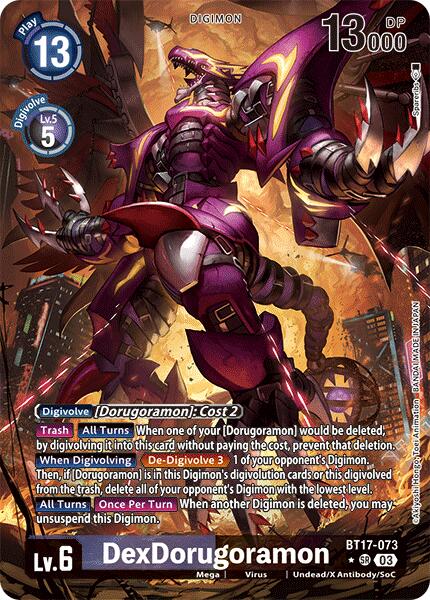 DexDorugoramon [BT17-073] (Alternate Art) [Secret Crisis] | Tables and Towers