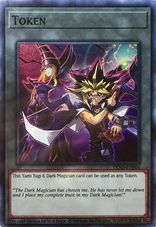 Token: Yami Yugi & Dark Magician [TKN5-EN006] Super Rare | Tables and Towers