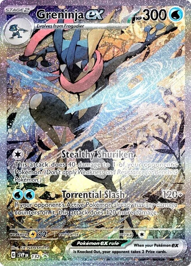 Greninja ex (132) [Scarlet & Violet: Black Star Promos] | Tables and Towers