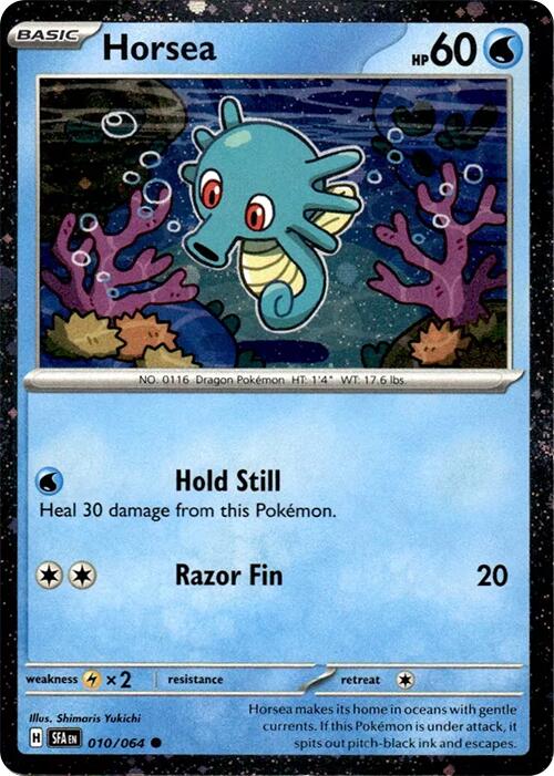 Horsea (010/064) (Cosmos Holo) [Miscellaneous Cards] | Tables and Towers