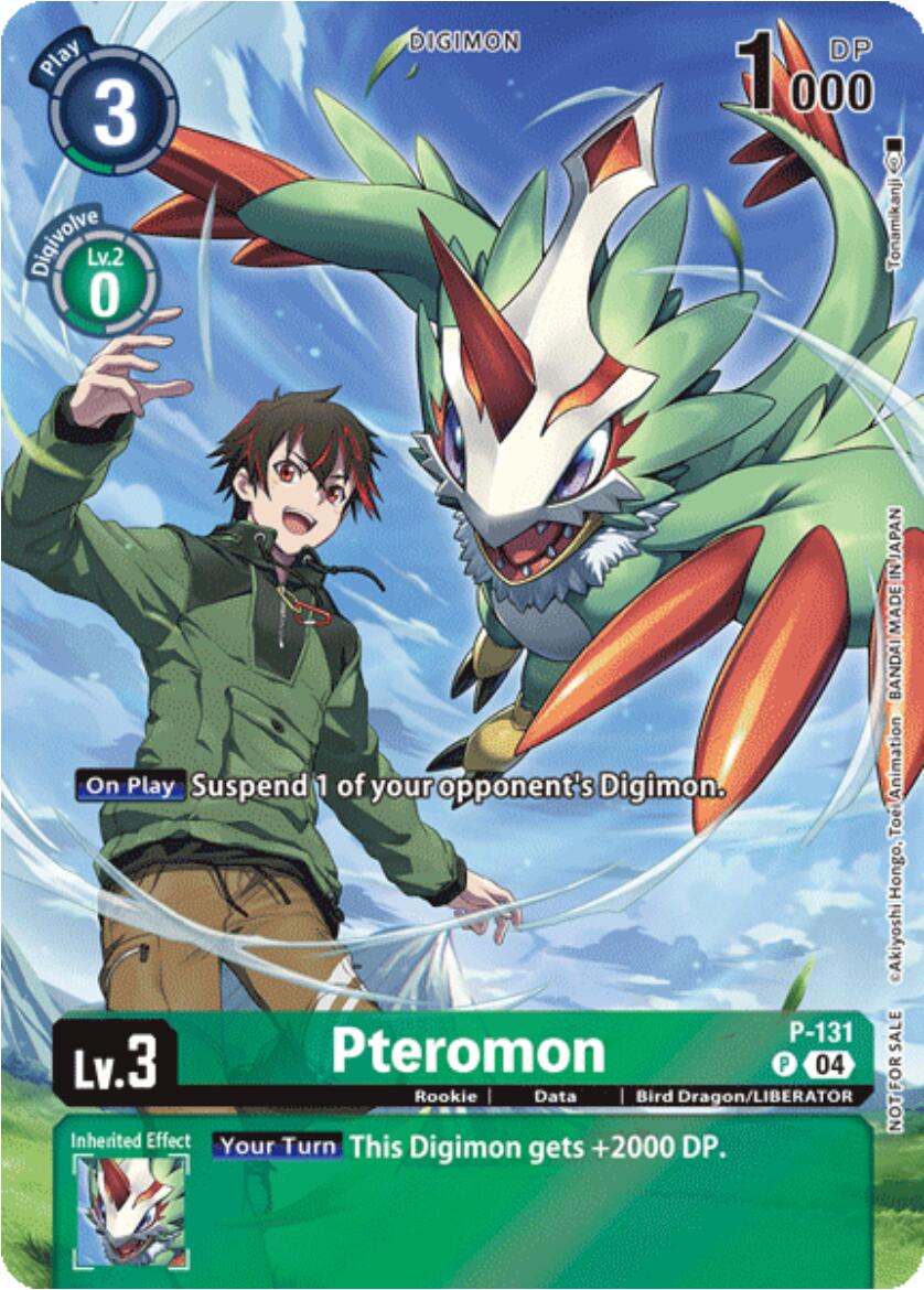 Pteromon [P-131] (Digimon Liberator Promotion) (Textured) [Promotional Cards] | Tables and Towers