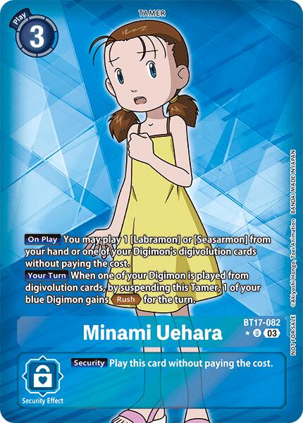 Minami Uehara [BT17-082] (Box Promotion Pack: Secret Crisis) [Secret Crisis] | Tables and Towers