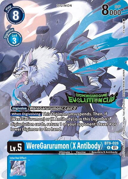 WereGarurumon (X Antibody) [BT9-028] (2024 Evolution Cup) [X Record Promos] | Tables and Towers