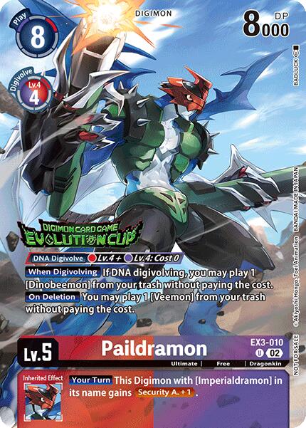 Paildramon [EX3-010] (2024 Evolution Cup) [Draconic Roar] | Tables and Towers