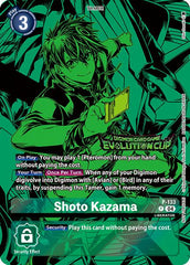 Shoto Kazama [P-133] (2024 Evolution Cup) [Promotional Cards] | Tables and Towers