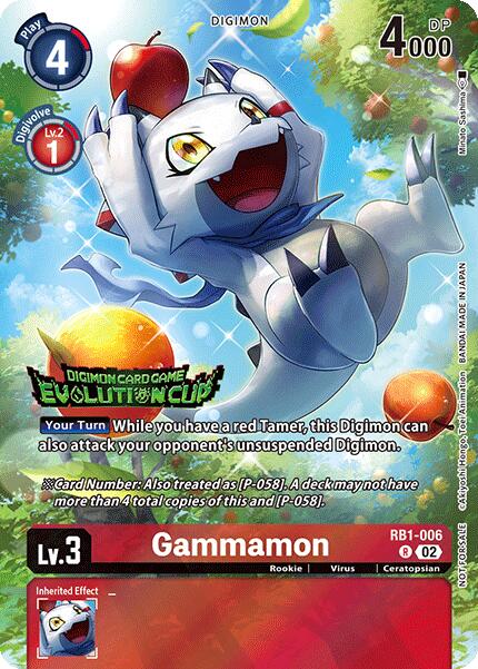 Gammamon [RB1-006] (2024 Evolution Cup) [Resurgence Booster] | Tables and Towers