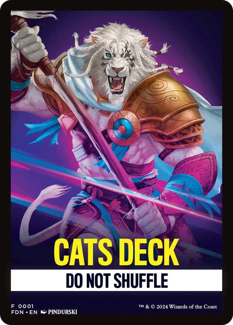 Cats Deck Theme Card [Foundations] | Tables and Towers