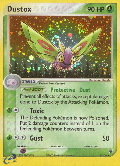 Dustox (6/109) [EX: Ruby & Sapphire] | Tables and Towers