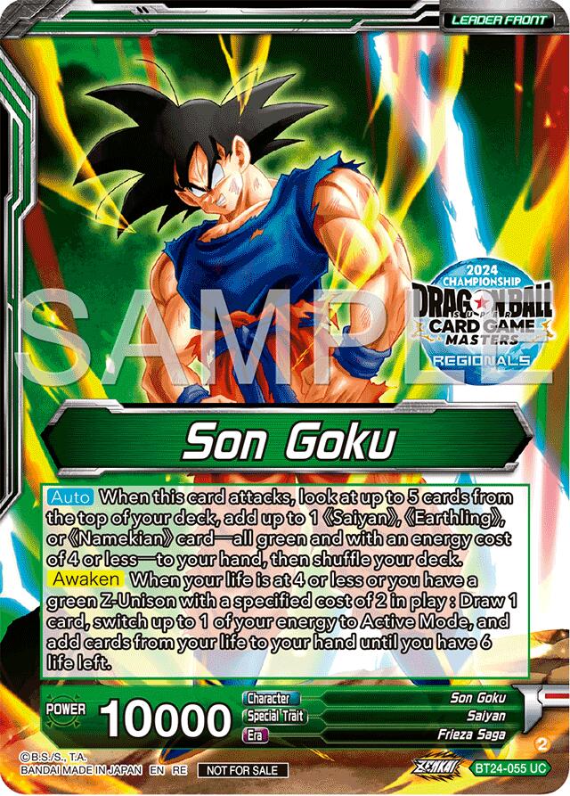 Son Goku // SS Son Goku, Beginning of a Legend (BT24-055) [Promotion Cards] | Tables and Towers