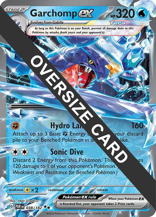 Garchomp ex (038) (Jumbo Card) [Scarlet & Violet: Paradox Rift] | Tables and Towers