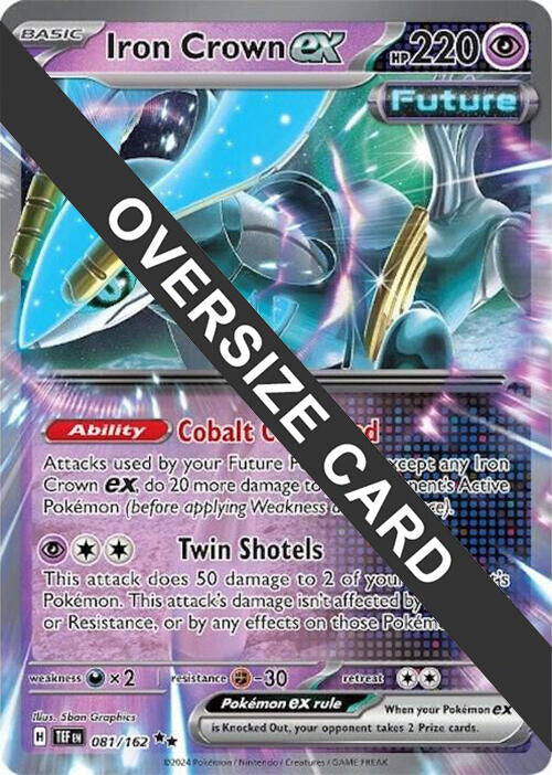 Iron Crown ex (081) (Jumbo Card) [Scarlet & Violet: Temporal Forces] | Tables and Towers